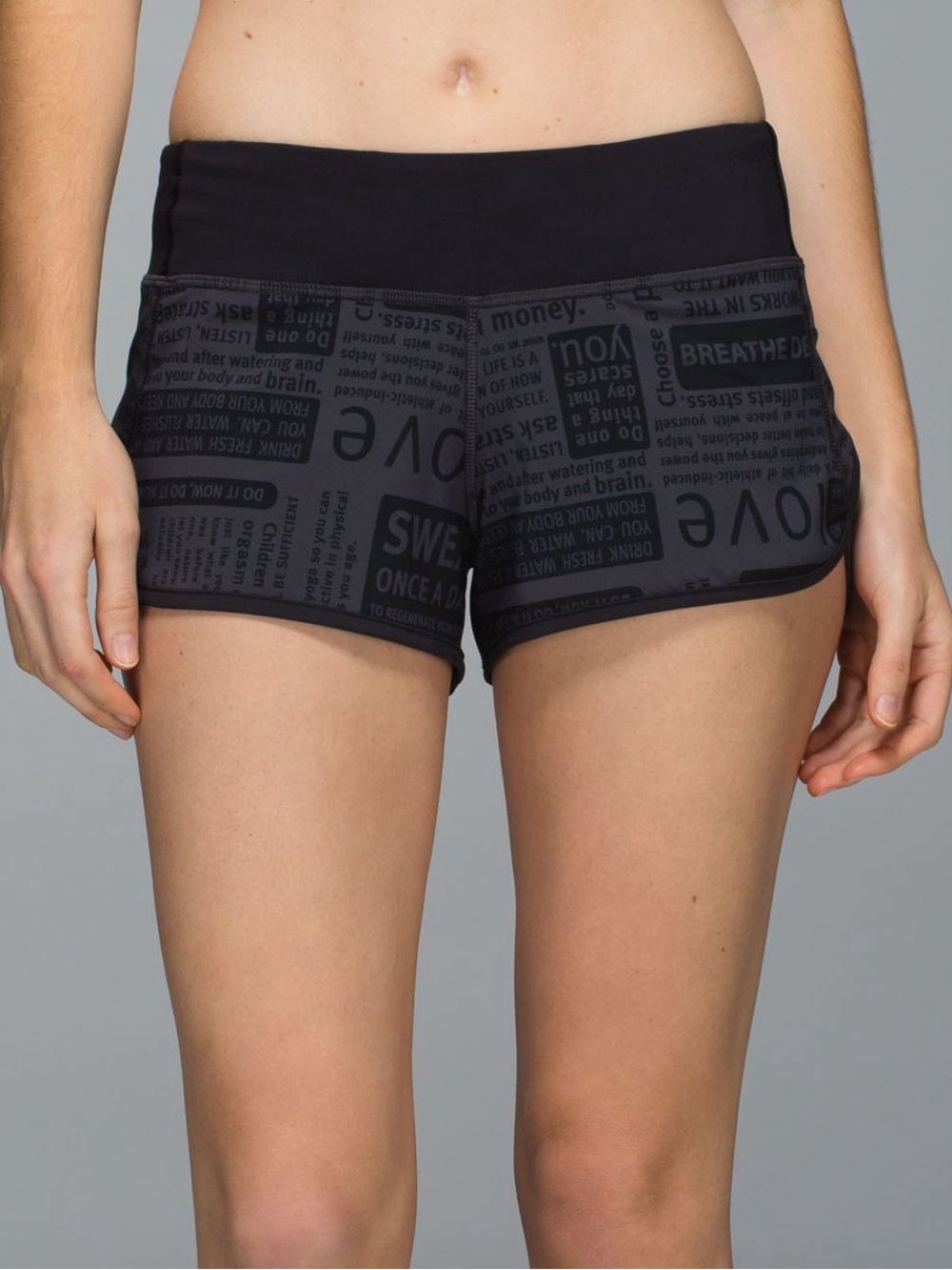 Lululemon Run Printed Speed Short